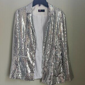 Medium Silver Sequin Jacket